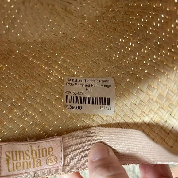 Sunshine Tienda Palm Fringe Hat - Picture 4 of 6